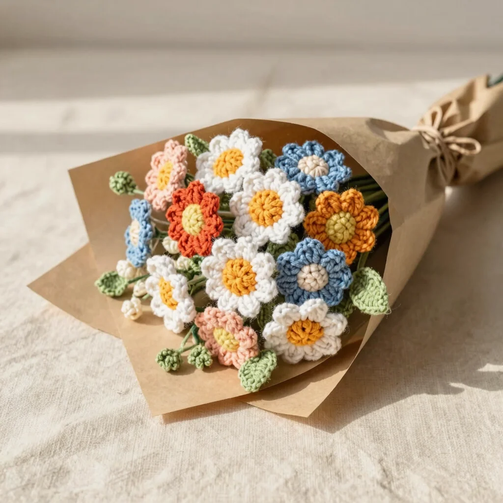 The Meadow Crochet Bouquet