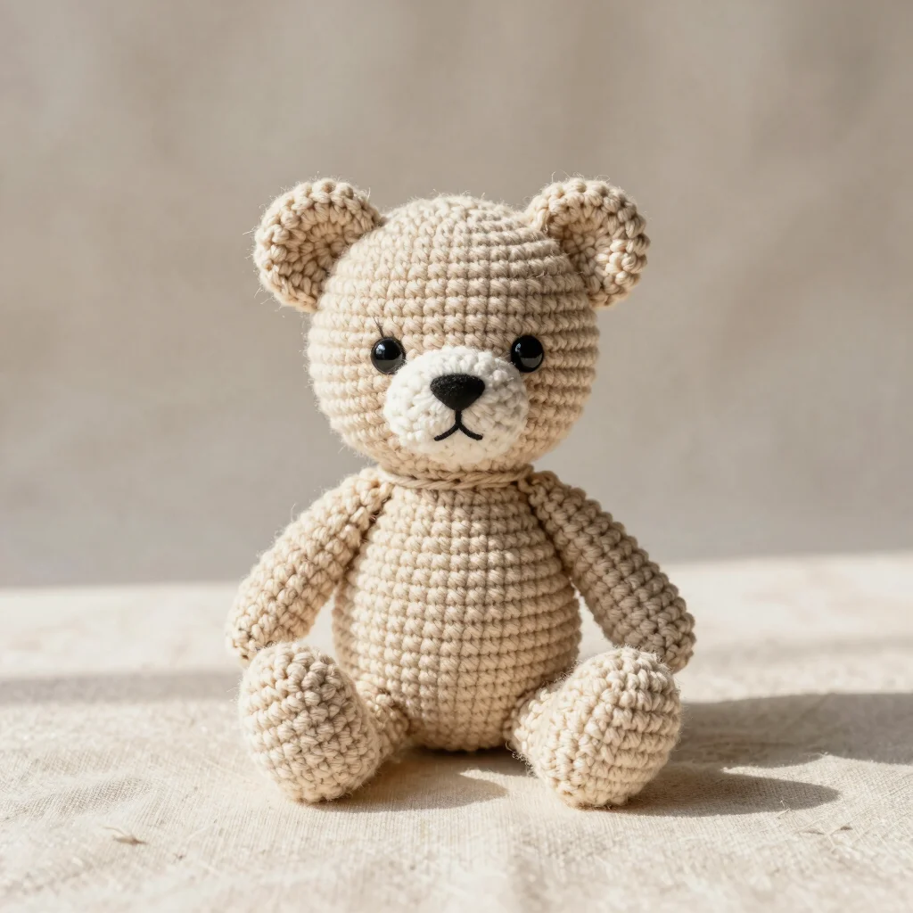 Oliver the Crochet Bear Doll