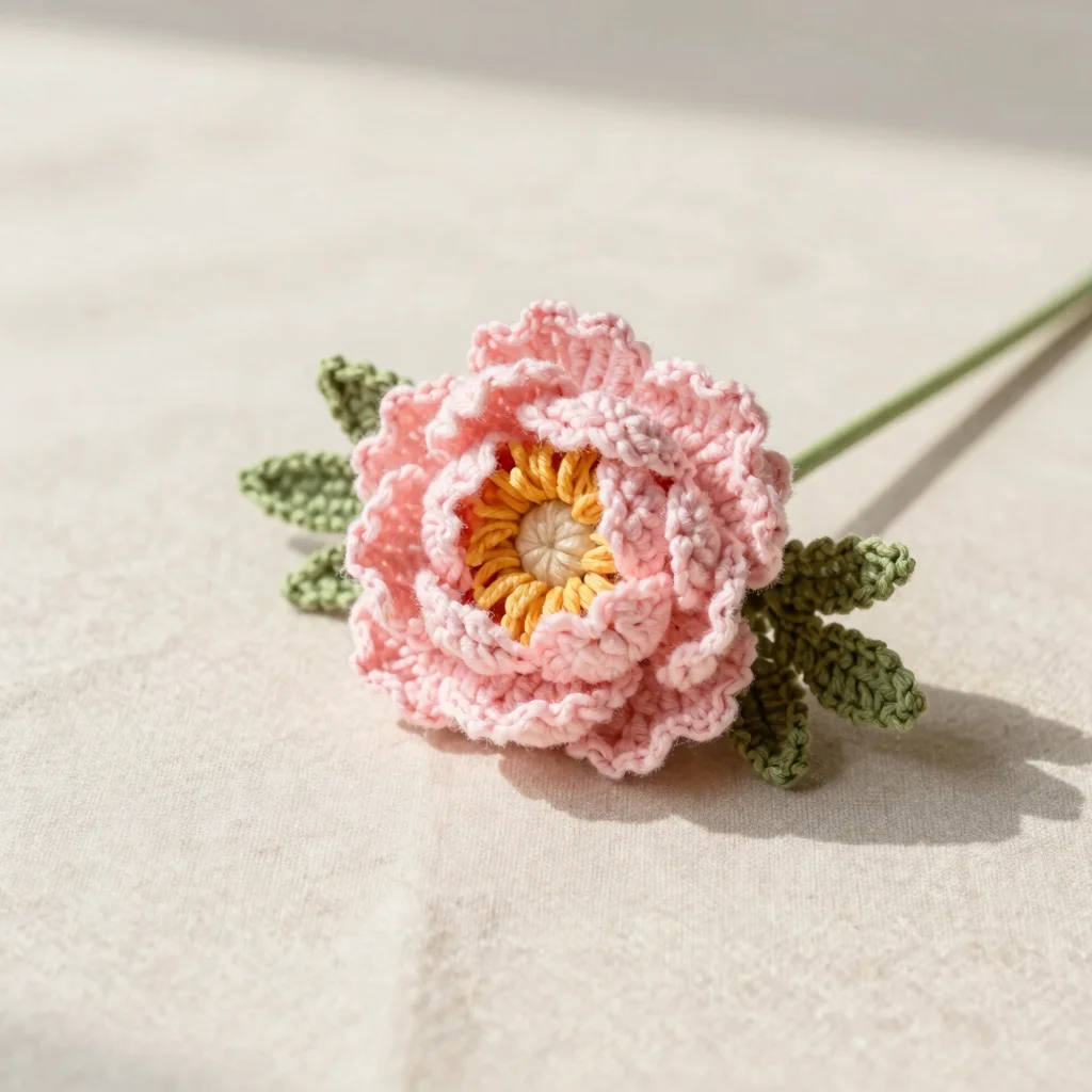 Soft Peony Flower Stem